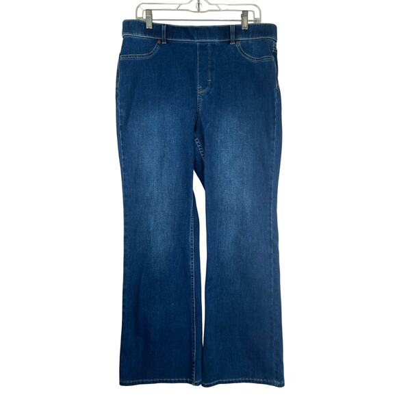 Soft Surroundings pull on boot cut jeggings, size L, EUC - Picture 1 of 7